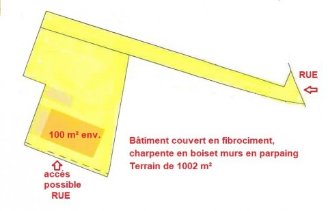 Vente Terrain, Local d'activité / Entrepôt, 1098 m2 à Fleury-les-Aubrais (45400)