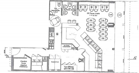 Vente Local commercial idéal pour Restaurant dans un quartier dynamique, à Nantes (44000) en France